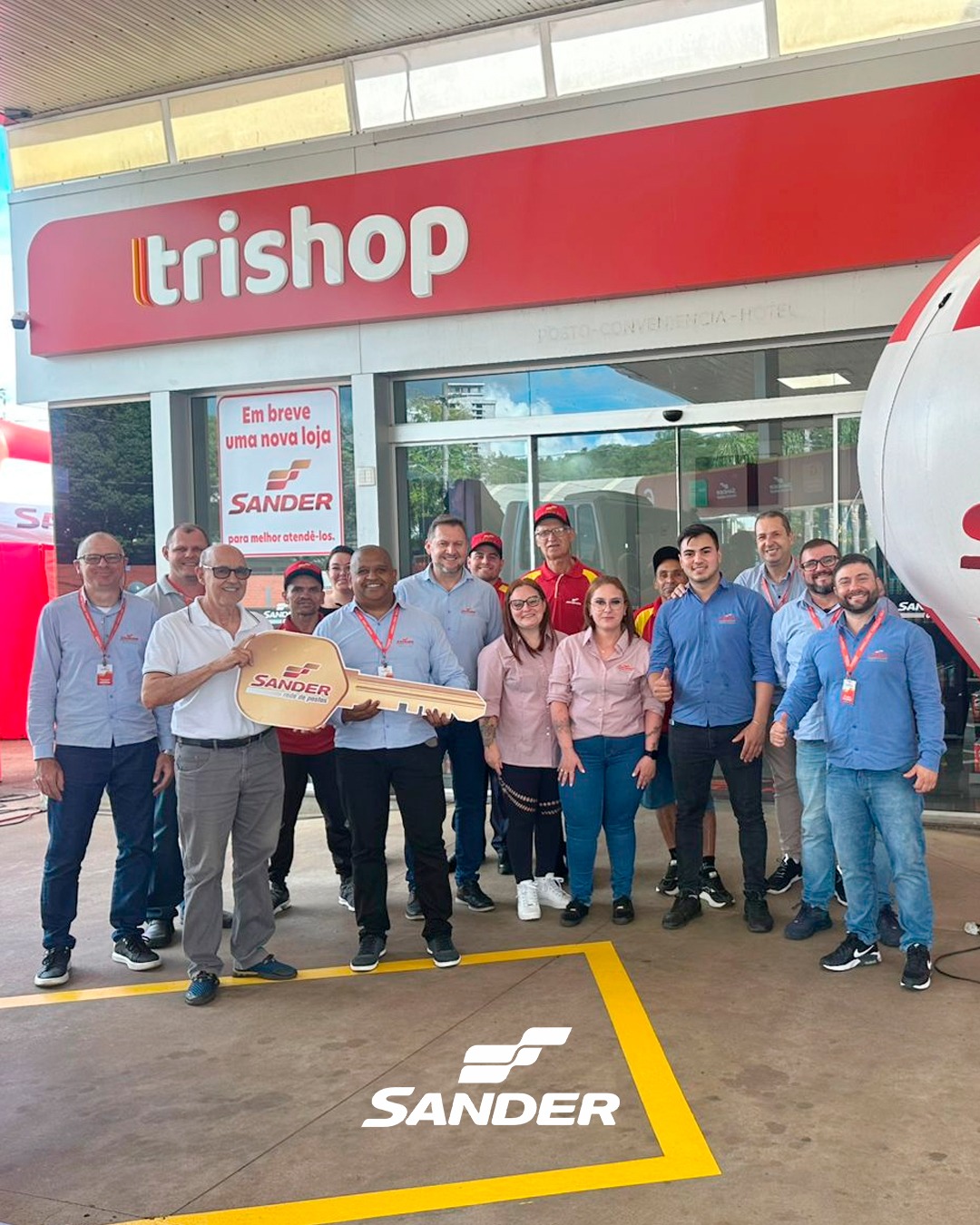 Banner Inauguração nova unidade - SANANDUVA/RS