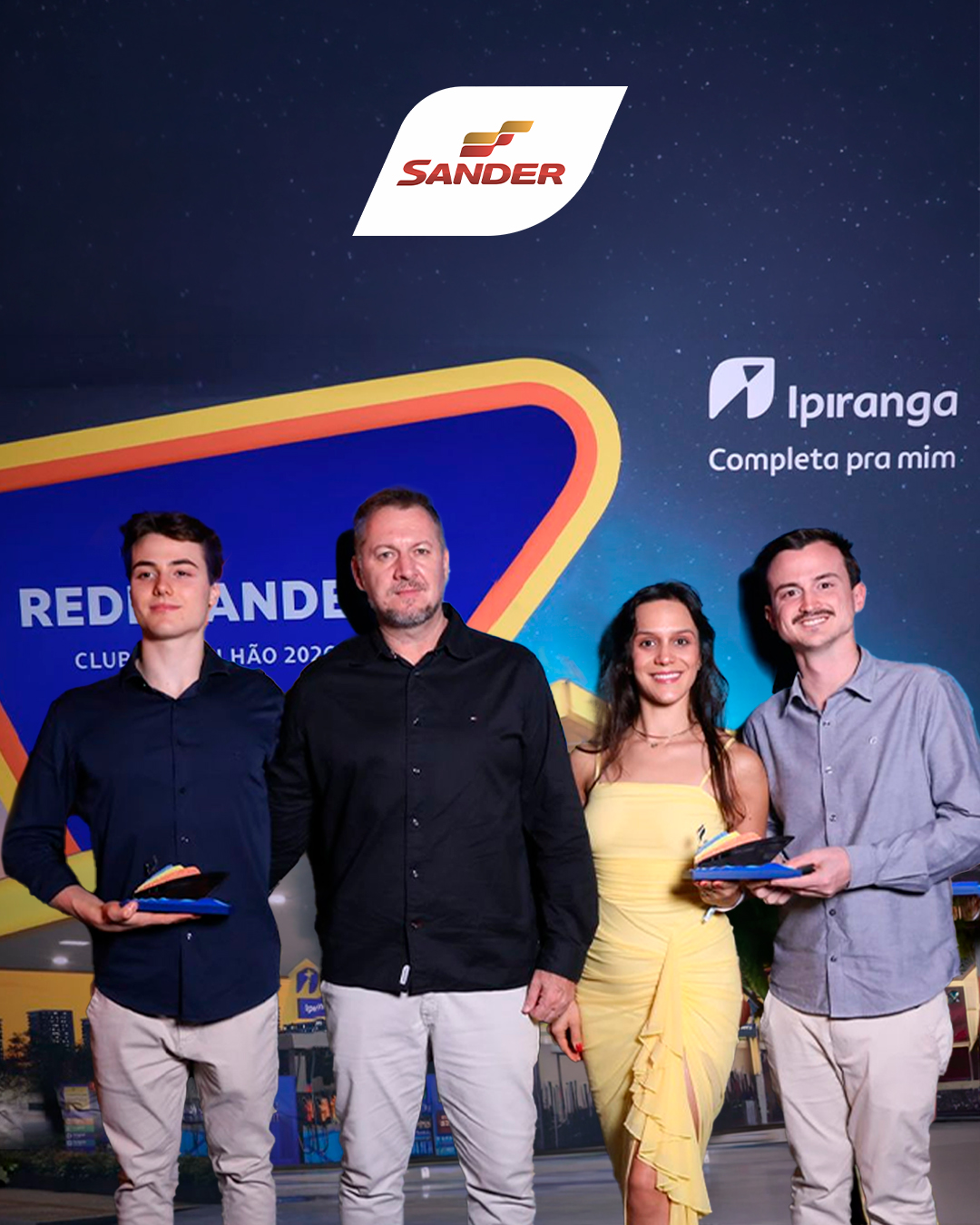 Banner Clube do Milhão Ipiranga - Rede SANDER